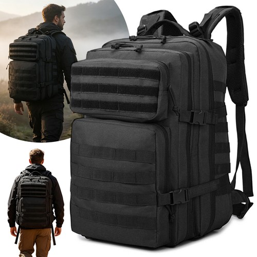 Military style rucksack 45l - military,