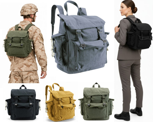Canvas web rucksack back pack - web,