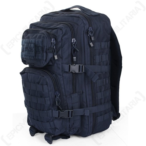 Navy blue molle assault pack - molle,